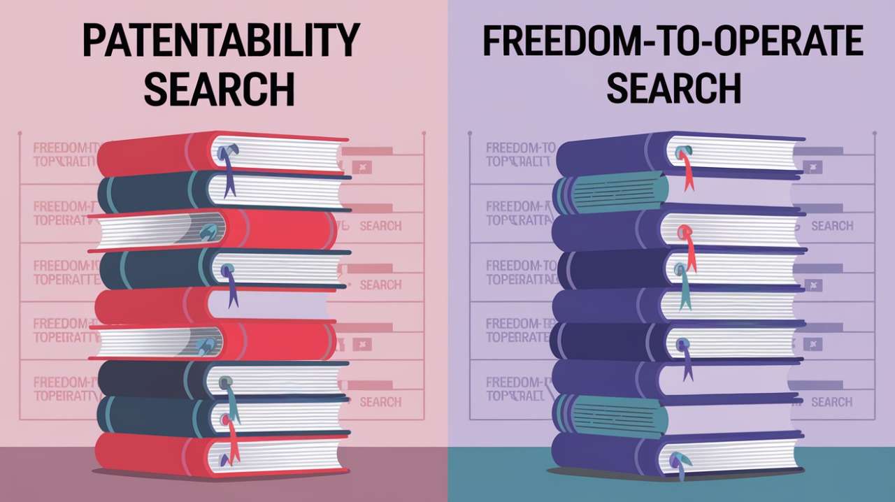 Difference Between Patentability Search and Freedom-to-Operate Search, Patentability Search, Freedom-to-Operate Search