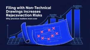 Non-Technical Drawings Increase Patent Rejection Risks