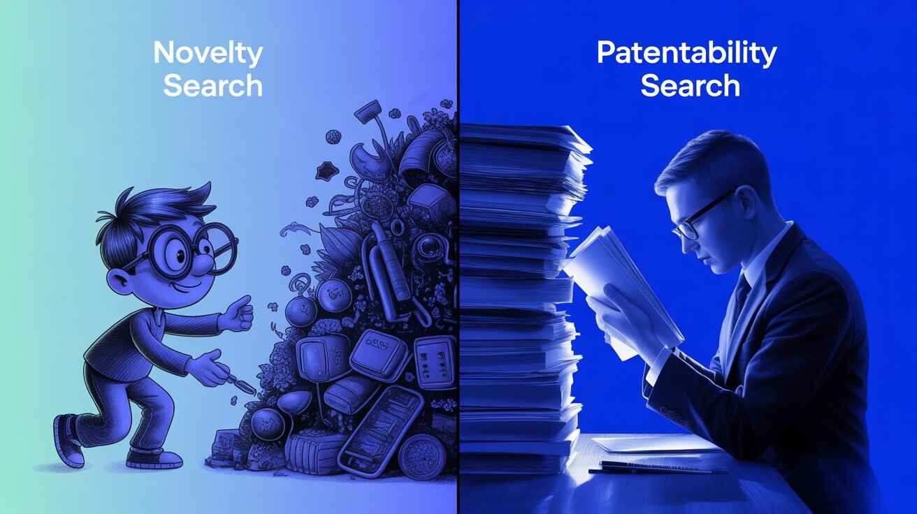 Novelty Search vs Patentability Search: Key Differences