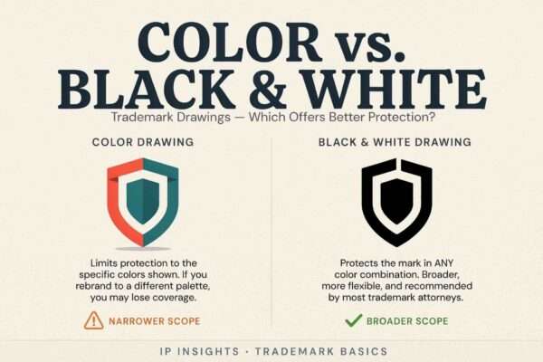 Color vs. Black and White Trademark Drawings